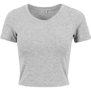 Crop Top T-shirt   DamXXLgrey grey