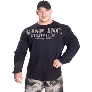 Gasp Thermal Gym Sweater Asphalt L