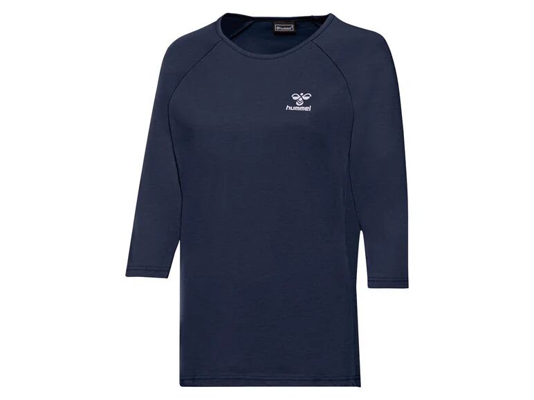 Hummel Dámske tričko s 3/4 rukávmi (L, námornícka modrá)