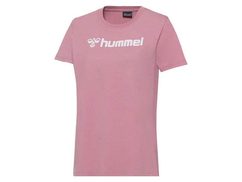 Hummel Dámske tričko z bavlny (M, orgovánová)