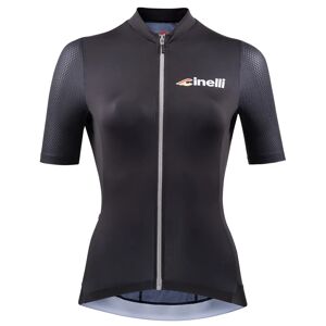 CINELLI Women'S Short Sleeve Jersey Tempo Mesh Women's Short Sleeve Jersey, size L, Cycling jersey, Cycling clothing