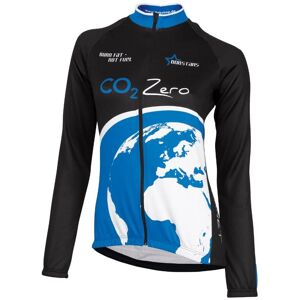 Cycling jersey, BOBSTARS Women's CO² Zero Long Sleeve Jersey, size L, Cycling clothing