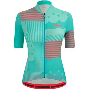 SANTINI Giada Optic Women's Jersey Women's Short Sleeve Jersey, size L, Cycling jersey, Cycling clothing