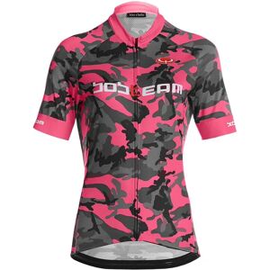 Cycling jersey, BOBTEAM Amo Camo Women's Jersey Women's Short Sleeve Jersey, size L, Cycling clothing