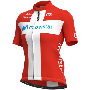 Alé MOVISTAR TEAM Women's Jersey Danish Champion 2021 Women's Short Sleeve Jersey, size L