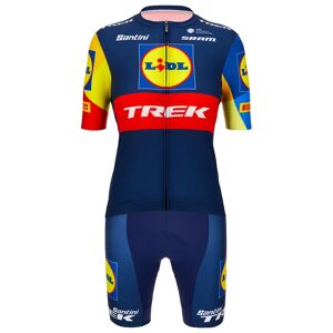 Santini LIDL-TREK Fan Line 2024 Women's Set (cycling jersey + cycling shorts) Women's Set (2 pieces)
