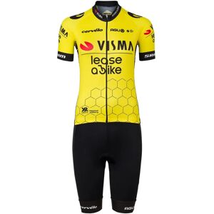 AGU Set Visma Lease a Bike Damen 2024 Women's Set (cycling jersey + cycling shorts) Set (2 pieces)