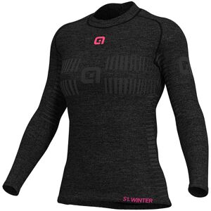 ALÉ Seamless Wool Women's Long Sleeve Cycling Base Layer Women's Long Sleeve Base Layer, size M-L