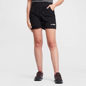 adidas Terrex Women's Zupahike Hiking Shorts, Black  - Black - Size: 14