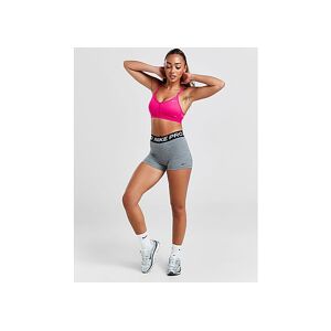 Nike Training Pro 3" Dri-FIT Shorts - Smoke Grey/Heather/Black/Black - Womens, Smoke Grey/Heather/Black/Black
