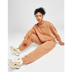 Nike Phoenix Fleece Oversized Joggers - Brown - Womens, Brown