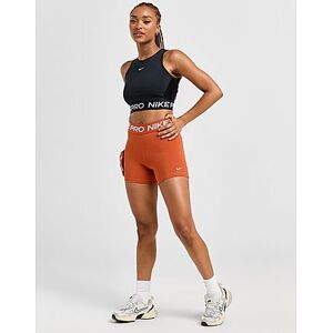 Nike Training Pro 5" Shorts - Orange - Womens, Orange