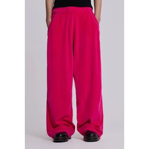 Jaded Man Hot Pink Velour Monster Joggers   Jaded London - S / Pink