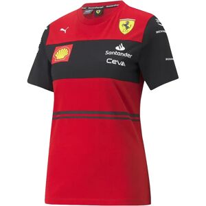 Puma 2022 Ferrari Team Tee (Red) - Womens - XS - Size 8 Female