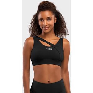 High Support Sports Bra Siroko Cross Black - Size: M