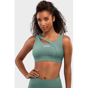 High Support Sports Bra Siroko Cross Green - Size: M