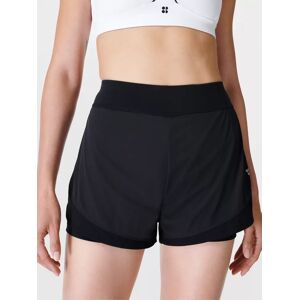 Sweaty Betty Tempo Run Shorts - Black - Female - Size: XL