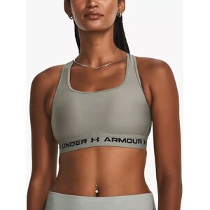 Under Armour Mid Armour Crossback Sports Bra - Grove Green/Black - Female - Size: XS