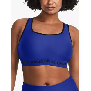Under Armour Mid Armour Crossback Sports Bra - Team Royal/Black - Female - Size: XS