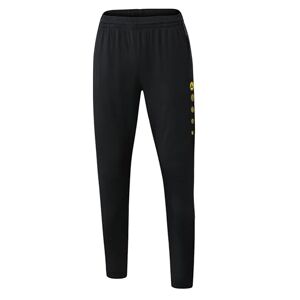 JAKO Women's Premium Training Trousers, Black/Citroen, 38