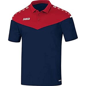 JAKO Women's Champ 2.0 polo, navy/chili red, 42