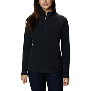 Columbia Women's Glacial 4 Half Zip Fleece Pull Over, BLACK, Size XXL