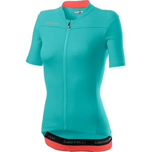 castelli Anima 3 Women's T-Shirt, womens, T-Shirt, 4520068, Light Turquoise/Brilliant Pink, XS