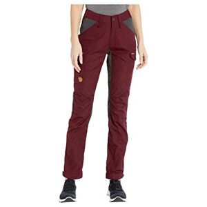 FJALLRAVEN 89829-356-030 Kaipak Trousers Curved W Pants Women's Dark Garnet-Dark Grey Size 44