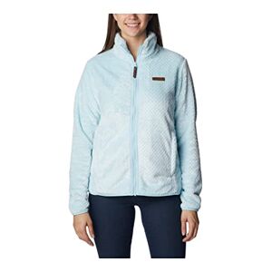Columbia Women's Fire Side 2 Sherpa Full Zip Full Zip Fleece Jacket, Spring Blue, Size XS