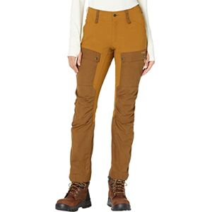 Fjallraven 89852-248-230 Keb Trousers Curved W Reg Pants Women's Timber Brown-Chestnut Size 38