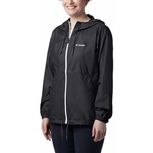 Columbia Women's Flash Forward Windbreaker Lightweight Windbreaker Jacket, Black, Size XS