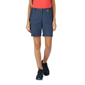 Regatta Women Chaska II' Quick Drying Active Lightweight Walking Shorts - Dark Denim, Size 10