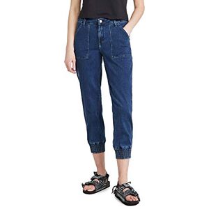 J Brand Women's Arkin Zip Ankle Joggers, Intrepid, Blue, 27