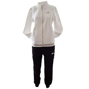 Puma Women's Ws Full-Zip Suit Fl Tracksuit, White, S