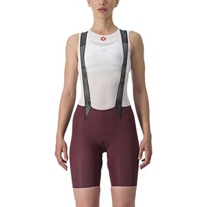 CASTELLI 4522046-625 Free AERO RC W BIBSHORT Women's Shorts DEEP Bordeaux XS