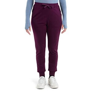Icebreaker Merino Wool Crush Women’s Joggers Sweatpants - Comfy, Warm Women’s Lounge Pants with Pockets, Relaxed Fit, Drawstring Waist, Ribbed Cuffs - Premium Winter Clothes - Large, Nightshade