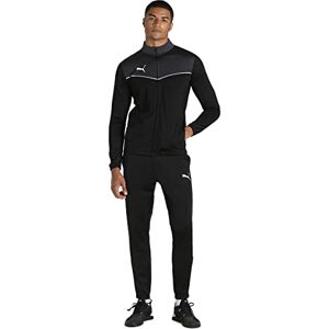 Unisex Puma Individual teamRISE Tracksuit, Black Asphalt Gray, M UK