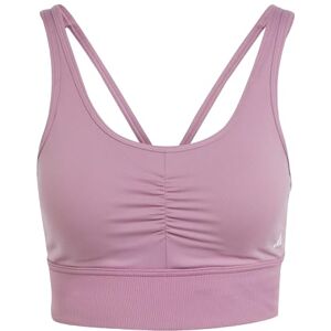 adidas Women's Essentials Medium-Support Workout Bra - Medium Support, Wonder Orchid, XS D-DD