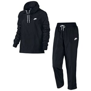 Nike 829723-010 W NSW TRK SUIT WVN OH Tracksuit Women's BLACK/WHITE/(WHITE) Size XL