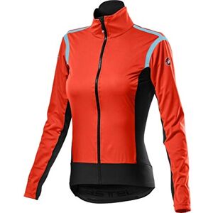 CASTELLI 4520554-656 ALPHA RoS 2 W L. JKT Women's Jacket Fiery Red/Black-Celeste S