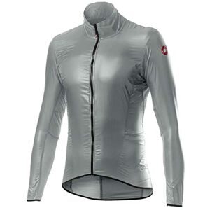 CASTELLI 4520058 ARIA SHELL JACKET Men's Jacket SILVER GRAY/DARK GRAY S