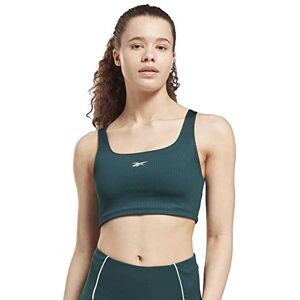 Reebok Women's Workout Ready Bralette Sports Bra, Forest Green, M UK