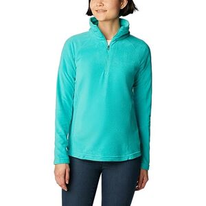 Columbia Women's Glacial 4 Half Zip Fleece Pull Over, Bright Aqua, Size XS