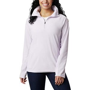 Columbia Women's Glacial 4 Half Zip Fleece Pull Over, Pale Lilac, Size XL