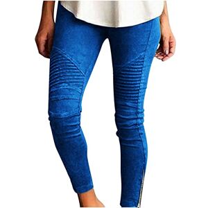 Amhomely Womens Pants Sale Clearance Leggings for Women UK Plus Size 20 Tracksuit Trousers with Zip Bottoms Skinny Casual Trousers Yoga Workout Running Fitness Active Athletic Pants Slim Fit Sports Tights Clearance Blue XXL