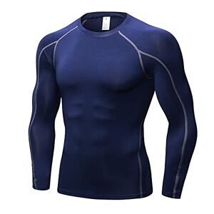 T-Shirt Activewear Gym Tank Tops Running/Gym/Sports Top for Men Base Layer Top Breathable Compression Tee Quick Dry Shirt Thermal Long-Sleeve Shirt Men Comfortable Gym Clothes for Cycling Skiing Running Hiking