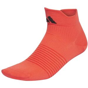 adidas Unisex Performance Designed for Sport Ankle Ankle Socks, bright red/black, M