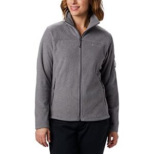 Columbia Women's Fast Trek 2 Jacket Full Zip Fleece Jacket, City Grey Heather, Size S