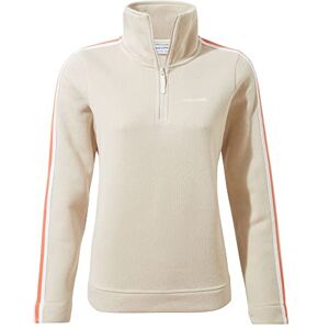 Craghoppers Women's Lyra Half Zip Fleece, Stone, 16