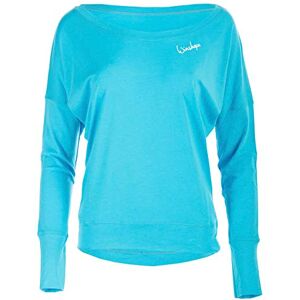 Winshape Mcs002 Women's Ultra Lightweight Modal Long Sleeve Dance Style Fitness Leisure Sport Yoga Workout, Womens, MCS002-SKY-BLUE-L, Sky Blue, L